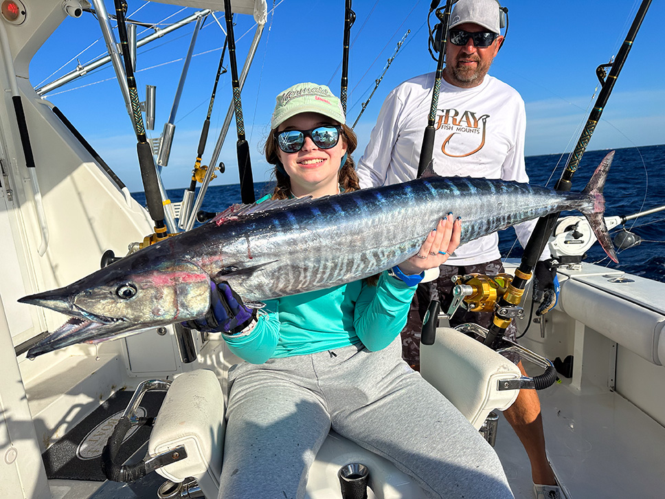 Full moon wahoo Key West First mate Garrett