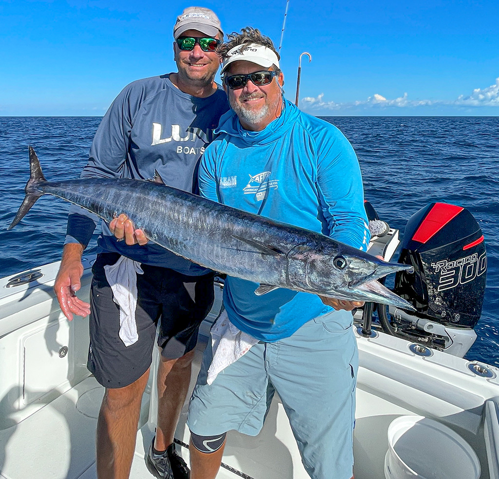 Full Moon Wahoo Robert and Captain Steven