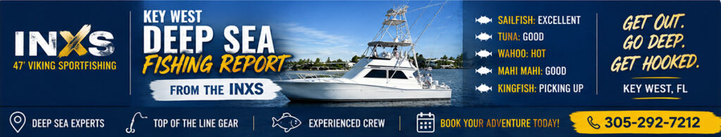 deep sea fishing Key West on board the INXS
